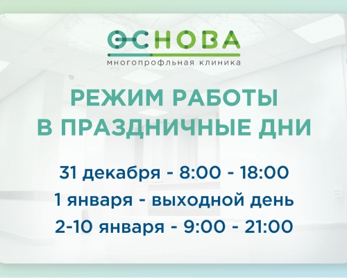 Режим работы в праздничные дни