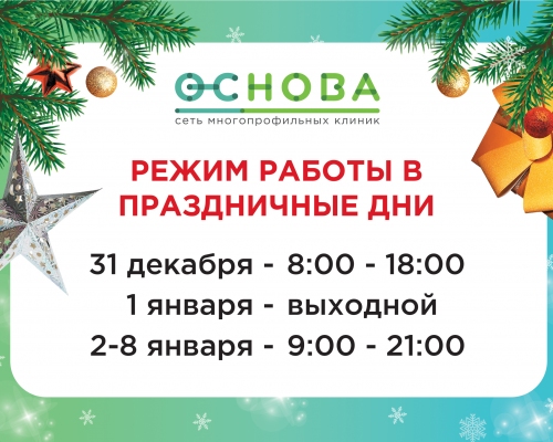 Режим работы в праздничные дни